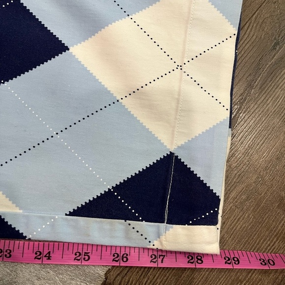 [W36L30]Loudmouth Men's Blue and White Argyle Golf Pants - Picture 8 of 8
